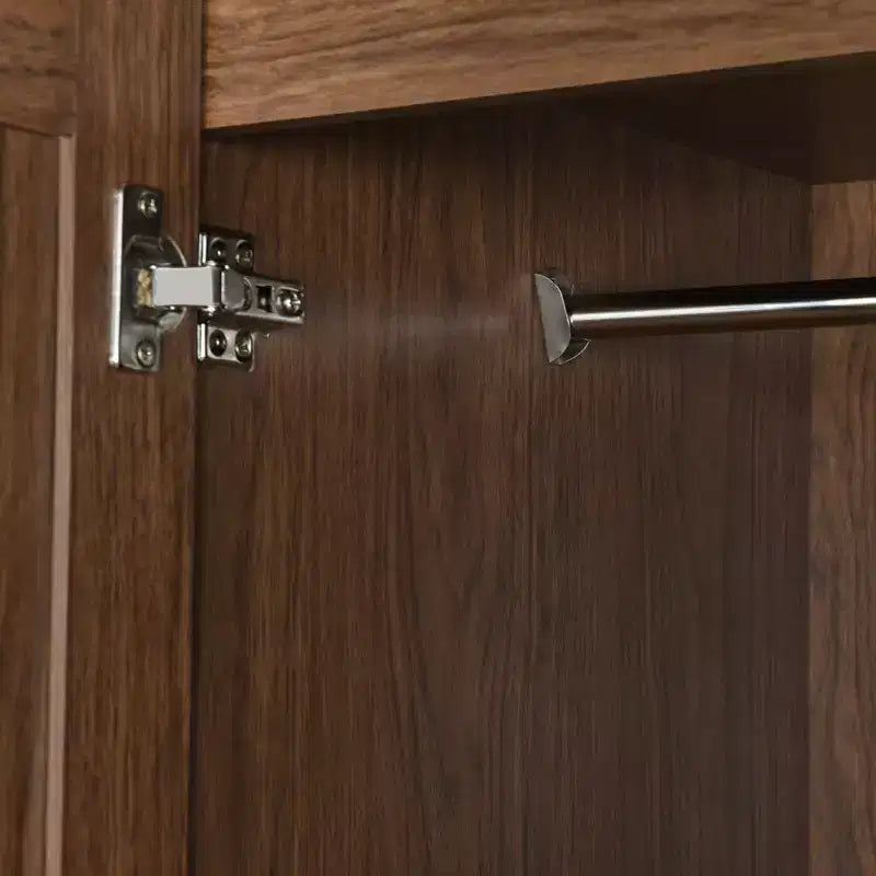 Armoire à 4 portes avec 2 tiroirs