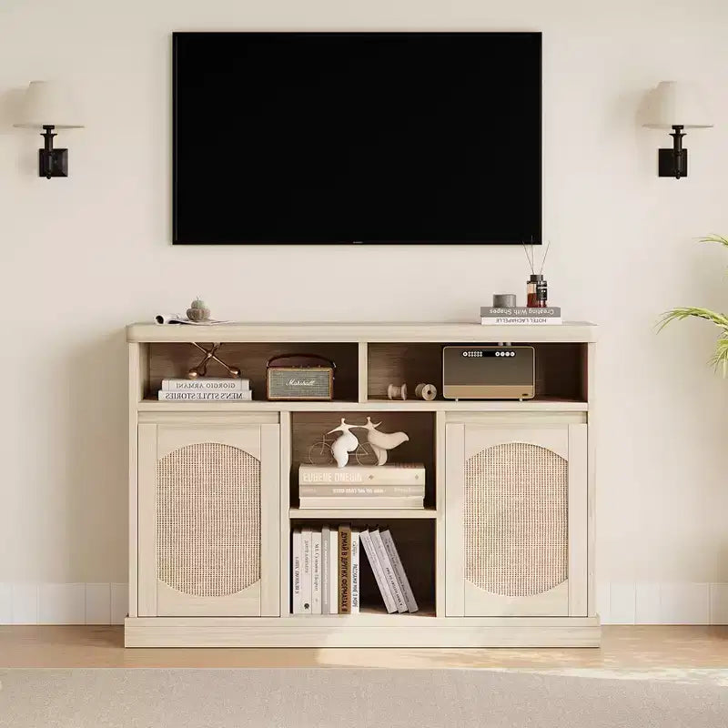 Buffet en rotin avec rangement – Buffet de rangement 47