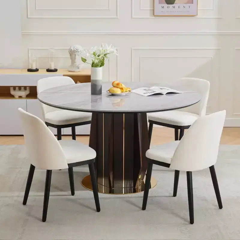 Lot de 2 chaises de salle à manger rembourrées, chaises de cuisine modernes