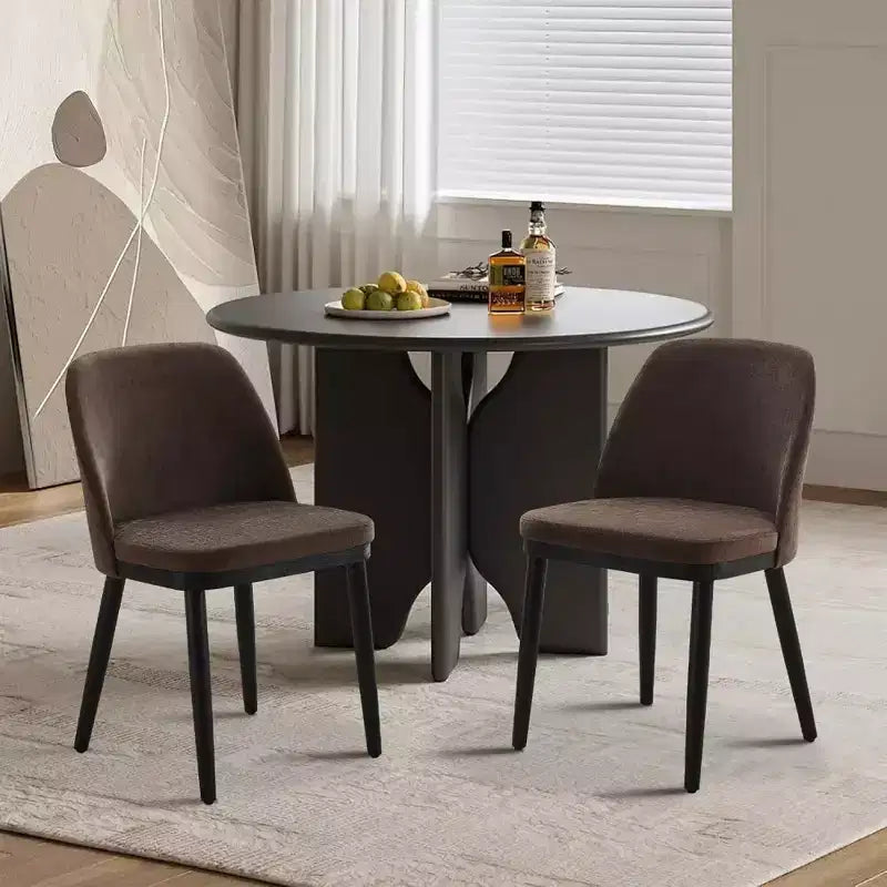 Lot de 2 chaises de salle à manger rembourrées, chaises de cuisine modernes