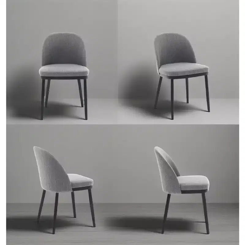 Lot de 2 chaises de salle à manger rembourrées, chaises de cuisine modernes