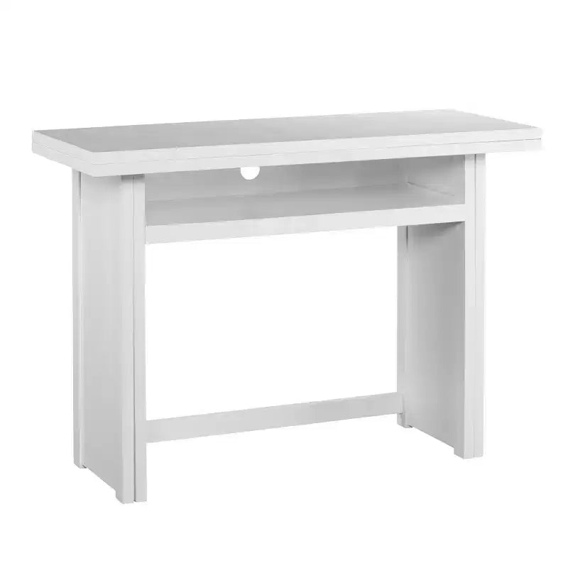 Kempsey Convertible Console-to-Dining Table - White - SEI