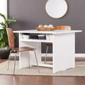 Console convertible en table à manger - Blanche