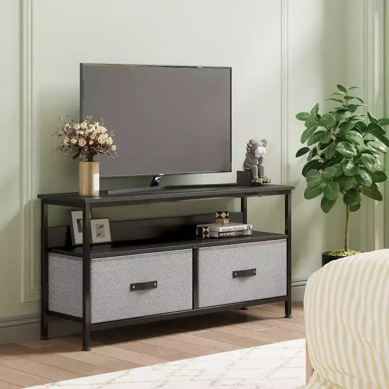 Dresser TV Stand with Drawers & Shelves, Entertainment Center for 50 Inch TV, Media Console Table
