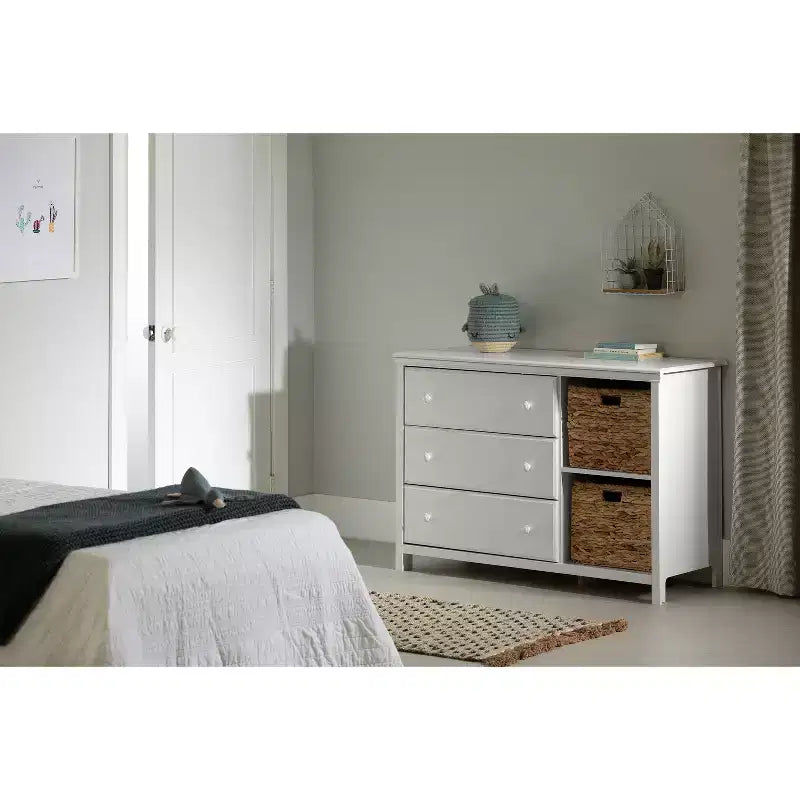Commodes horizontales en panneaux de particules avec