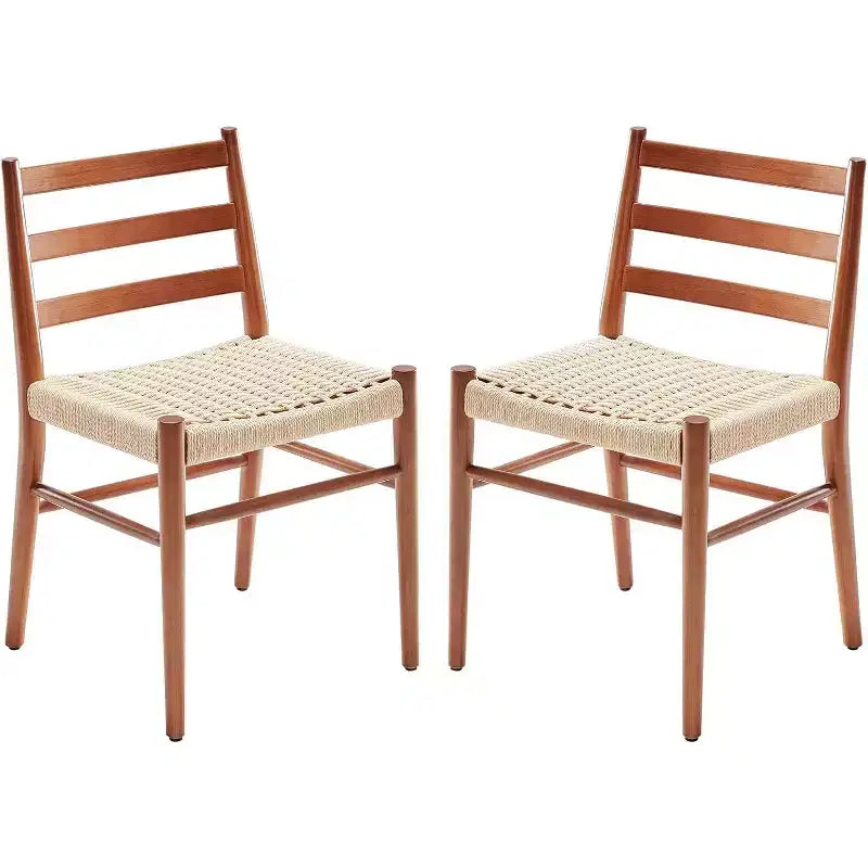 Lot de 2 chaises de salle à manger rembourrées, chaises de cuisine modernes