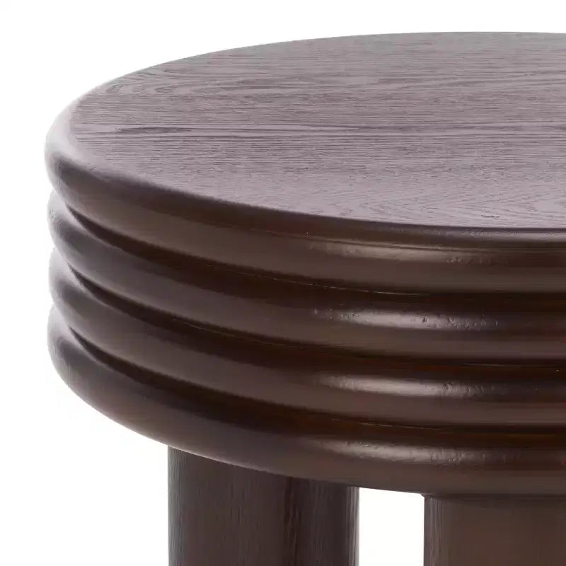 Table d'appoint marron foncé