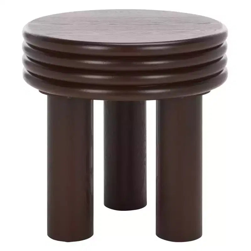 Table d'appoint marron foncé