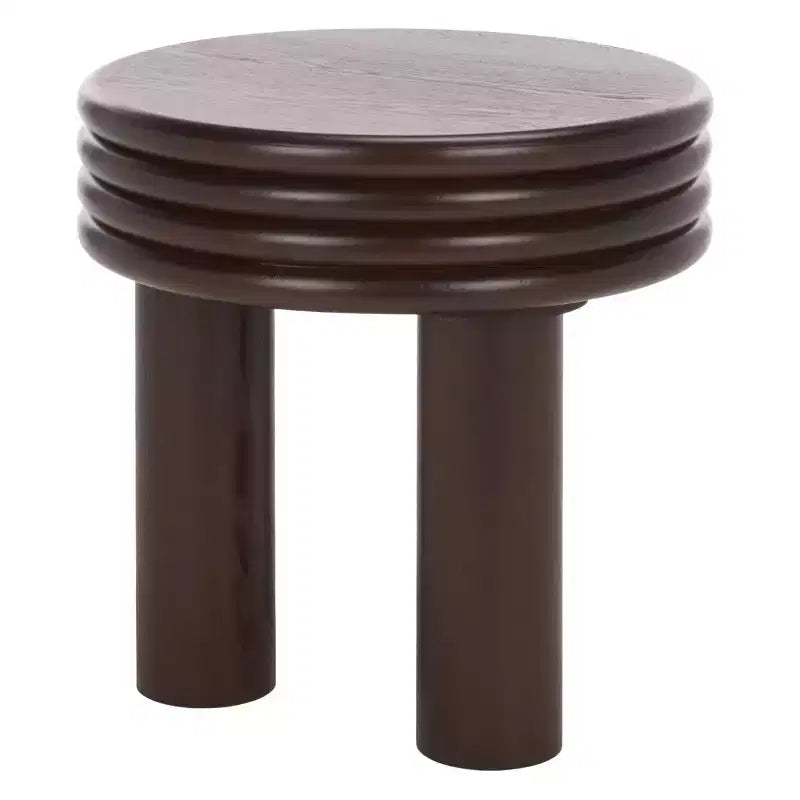 Table d'appoint marron foncé