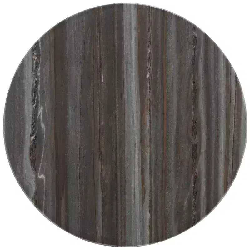 Table d'appoint - - Marbre gris/Noir