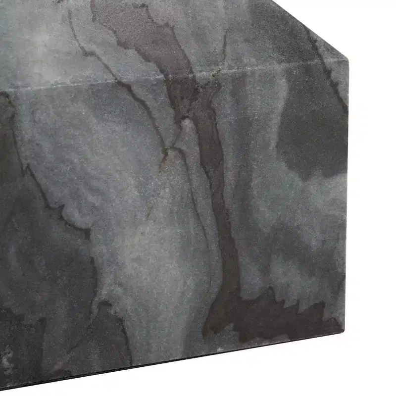 Table d'appoint - - Marbre gris/Noir