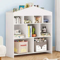 40.7 in Kids Bookshelf and Toy Storage, Toy Shelf Organizer with 9 Storage Cubbies for Playroom, Kindergartens, Classrooms