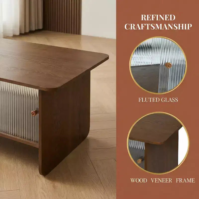 Tables basses rectangulaires modernes et minimalistes
