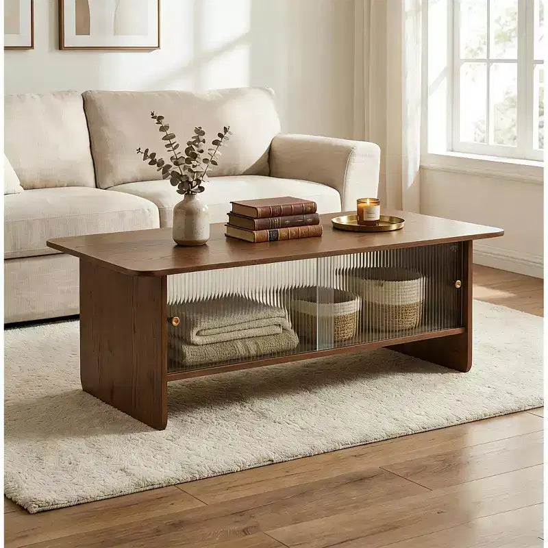 Tables basses rectangulaires modernes et minimalistes
