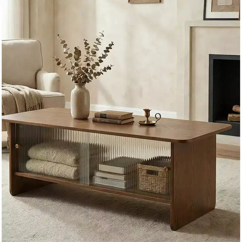 Tables basses rectangulaires modernes et minimalistes