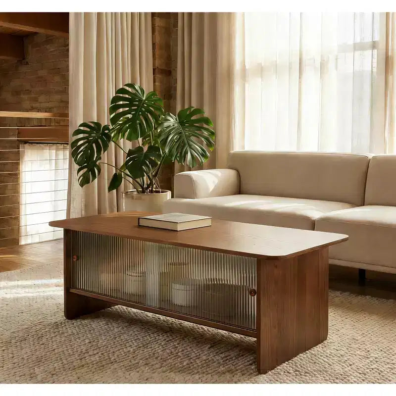 Tables basses rectangulaires modernes et minimalistes