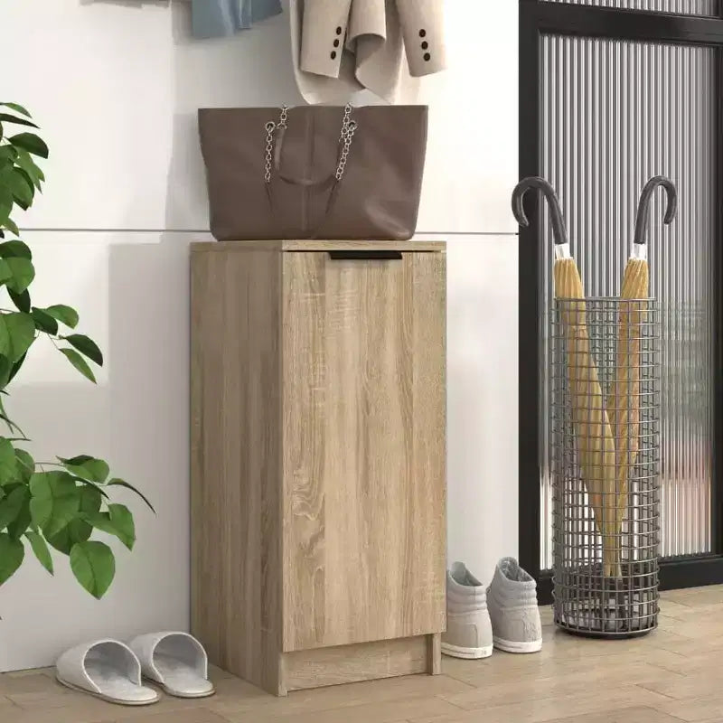 Meuble à chaussures chêne, bois d'ingénierie