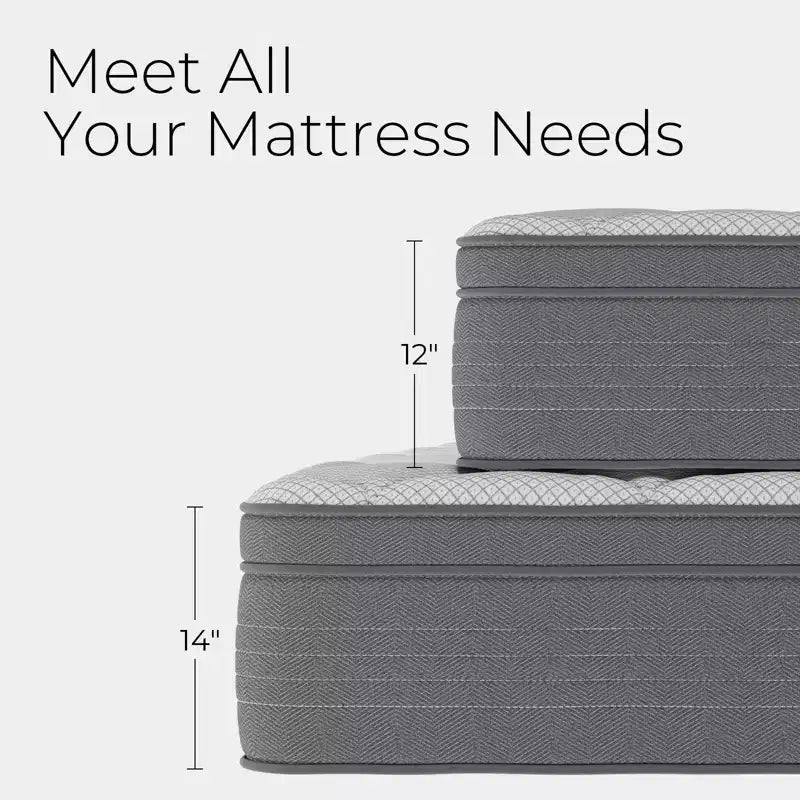 Matelas hybrides en mousse à mémoire de forme mi-fermes