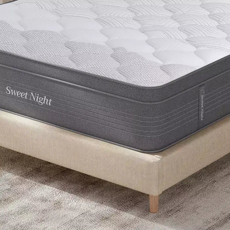 Matelas hybrides en mousse à mémoire de forme mi-fermes