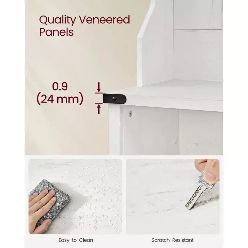 Meuble d'entrée avec banc et rangement à chaussures
